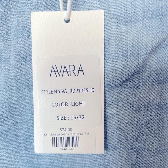NWT Avara Melissa Jeans by Risen - Picture 6 of 8